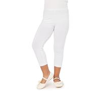Merry Style Mädchen 3/4 Leggings aus Baumwolle MS10-226 (Weiß, 152 cm)
