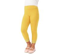 Merry Style Mädchen 3/4 Leggings MS10-293(Gelb,116 cm)