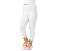 Merry Style Mädchen 3/4 Leggings MS10-293(Weiß,146 cm)