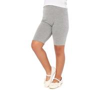 Mädchen Kurze Leggings aus Viskose MS10-132 PP2 Melange 128 128 Melange