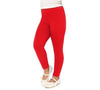 Merry Style Mädchen Lange Leggings aus Viskose MS10-130 (Rot, 146)