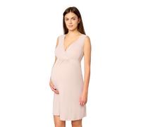 Merry Style Nachthemd Damen Schwangerschaft aus Viskose Stillnachthemd Elegante Nachtwäsche Damen, Leicht, Atmungsaktiv und Hautfreundlich MS10-467 (Puderrosa, L)