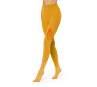 Merry Style Thermo Strumpfhose Damen Winter Gefütterte Strumpfhose Damen Wärme Tights Thermostrumpfhose Strumpfhosen Damen Winter Thermo Leggings Outdoor MS-ATX-442 (Senf, XS/S)