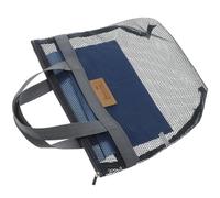 MERRYHAPY 2 Stück Pack Strandtaschen für Reisen und Urlaub Große Netz Strandtasche aus Mesh Stoff mit Tragegriff Praktische Aufbewahrungstasche für Damen