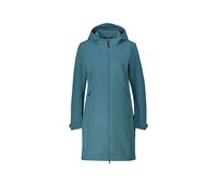 MERU Damen Winter Softshellmantel Touloluse Hoodie petrol | 34