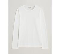 Merz b. Schwanen 1950s Classic Loopwheeled Longsleeve T-Shirt White Weiß L