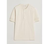 Merz b. Schwanen Classic Organic Cotton Short Sleeve Henley Nature Beige L