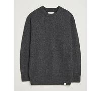 Merz b. Schwanen Merino/Cashmere Knitted Sweater Dark Grey Melange Grau L