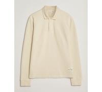 Merz b. Schwanen Relaxed Fit Vintage Cotton Rugby Shirt Nature Beige L