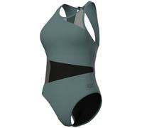Mesh Angle Vent Back B Damen Schwimmanzug, grün, Gr. 38