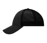 Myrtle Beach Elastic Fit Netz-Cap MB6215 - Schwarz / schwarz | L/XL