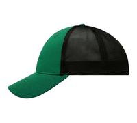 Myrtle Beach Elastic Fit Netz-Cap MB6215 - Grün / schwarz | L/XL