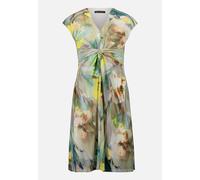 Mesh-Kleid mit Raffung Mint/Nature 42