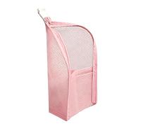 Mesh-Organizer Für Kultur- Und Make-up-Artikel | Ultraleicht, 50 G, 13 X 13 X 22 Cm, Stehend, Atmungsaktiv, Netz-Aufbewahrungstasche, Kompakter Reise-Kulturbeutel, Kosmetik-Zahnbürsten-Zahnpasta-Set-H