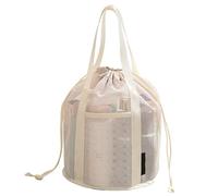 Mesh Shower Bags, Portable Waterproof Toiletry Organizer Pouches, Quick-Dry Storage for Bath, Travel, Dorm Room, Vacation, Gym, Camping, Pool, Swim, Summer, College