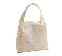 Meshes Kulturbeutel, Reise-Organizer, Transparenz, belüftet, große Kapazität, tragbare Kosmetik-Aufbewahrungstasche für Fitnessstudio, Strand, a