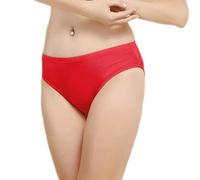MESHIKAIER Elegant Damen Seide Taillenslips Damen Nahtlos Weich Unterhose Slip Panties Hipsters