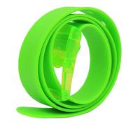 MESHIKAIER Unisex Casual Gürtel aus Silikon Damen Herren Silikon Gürtel + Kunststoff Schnalle (Grün)