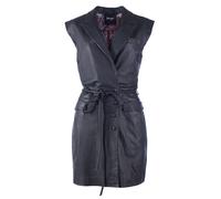 Meshkleid MAZE "42021121", Damen, Gr. S, US-Größen, schwarz, Obermaterial: 100% Lammleder, Kleider (16705945-S) schwarz