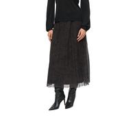 Meshrock S.OLIVER BLACK LABEL, Damen, Gr. 46, braun (braun aop), Mesh, Obermaterial: 95% Polyester, 5% Elasthan. Futter: 100% Polyester, bedruckt, bequem 7/8-Länge, Röcke, mit Animal-Muster (35790155-