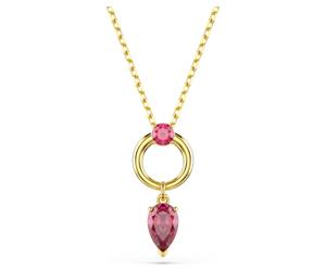 Mesmera Anhänger, Verschiedene Schliffe, Rot, 18K Goldbeschichtet OS