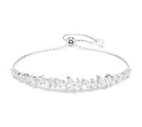 Mesmera Armband, Marquise Schliff, Weiß, Rhodiniert OS