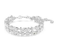 Mesmera Armband, Verschiedene Schliffe, Weiß, Rhodiniert OS