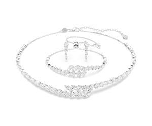 Mesmera Set, Set (3), Marquise-Schliff, Weiß, Rhodiniert OS