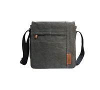 Messenger Bag Canvas black-stone washed