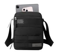 Messenger Bag, Multi Pocket Shoulder Bag, Wear Body Purse, Travel Business Work Satchel, Stylish Sturdy Materials, Sling Tote for Herren, Schwarz, Army Green, Schwarz, Se référer au