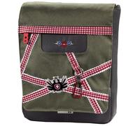 aha: Resi Messenger Vertical Netbooktasche bis 26 cm (10,2 Zoll) grün/grau