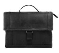 Messenger Bag SANSIBAR, Damen, Gr. B/H/T: 38cm x 29cm x 10cm onesize, schwarz, Leder, gepflegt, Taschen, echt Leder (61232806-0) schwarz