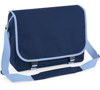 Messenger Tasche_french navy/sky blue 38 x 30 x 12 cm