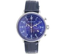 Aristo Herren Messerschmitt Uhr Edelstahl Chronograph ME-4H168L Leder