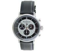 Messerschmitt Aristo Herren Uhr Edelstahl Chronograph ME-4H176 Leder