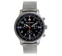 Messerschmitt Aristo Herren Uhr Flieger Chronograph ME-3H202M Edelstahl