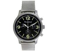 Messerschmitt Aristo Herren Uhr Flieger Chronograph ME-3H205M Edelstahl