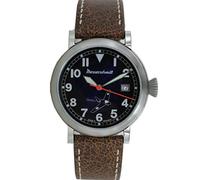 Messerschmitt Aristo Herren Uhr Fliegeruhr Komet ME-163BL Leder