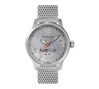 Messerschmitt Limitierte Fliegeruhr ME109 - Edelstahlgehäuse Ø42mm - Schweizer Automatic-Werk - Zifferblatt aus original Flugzeugblech - Fluoreszierende Zeiger - verglaste Rückseite - Made in Germany