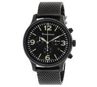 Messerschmitt Uhren ME-3H205M-PVD Herren-Chronograph für Flieger Schwarz