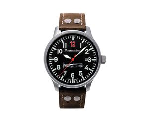 Messerschmitt Flieger Rote 12 Herrenuhr 109-42R12L
