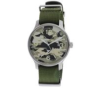 Messerschmitt Herren-Armbanduhr Camo mit grünem Textil-Natoarmband ME-42L-TB