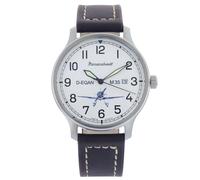 Messerschmitt Herren-Armbanduhr M35 Quarz mit Lederband Braun M-35S-Q