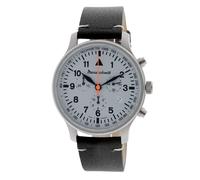Messerschmitt Herren Armbanduhr ME-3H201 Chronograph Lederband Fliegeruhr