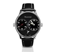 Messerschmitt Herren-Armbanduhr mit Lederband Schwarz ME-DUAL-SL