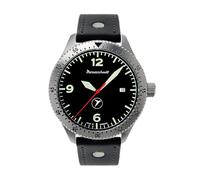Messerschmitt ME-98152LB Herrenarmbanduhr für Flieger mit Lederband