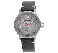 Aristo Herren Messerschmitt Uhr Fliegeruhr Automatik BF110-ALU-L Leder