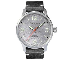 Messerschmitt Herrenuhr 80 Jahre BF110 C-4 Limited Edition BF110-ALU-L