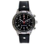 Messerschmitt Herrenuhr Flieger-Chronograph mit Lederband ME-5021L