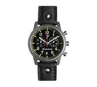 Messerschmitt ME-4544-5021 Herrenuhr Flieger-Chronograph Schwarz